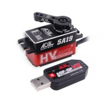 Original AGF Metal Gear 19KG Smart Winch 0.073s HV Low Profile 360 Degree Waterproof Digital Programmable Brushless RC Car Robot